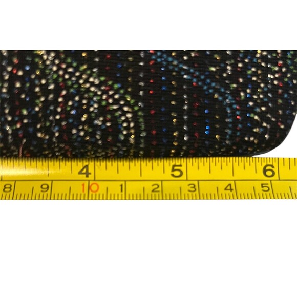 Vintage Giorgion Fendon Italy Hard Shell Clamshell Eyeglass Case Black Metallic - Picture 13 of 15